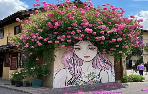 宿松怎么设计网红打卡墙绘