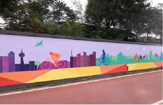 宿松墙体彩绘-围墙