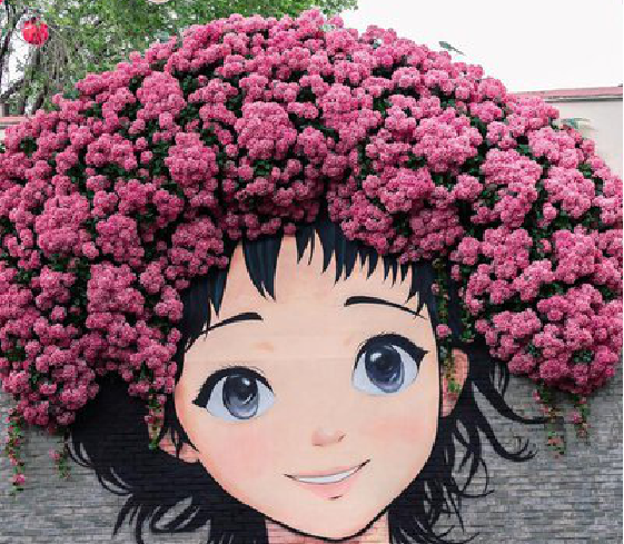 宿松墙体彩绘-网红墙打卡