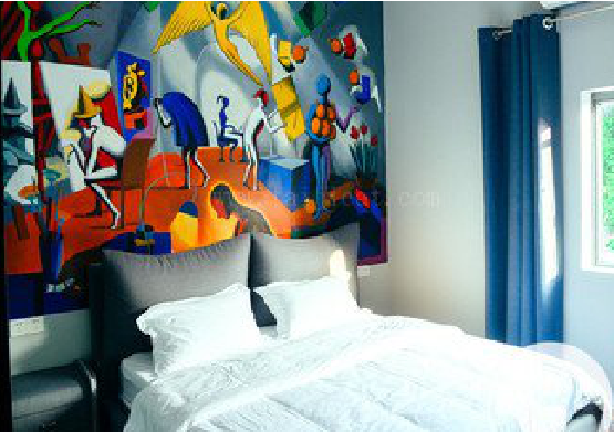 宿松对于酒店的墙体彩绘而言更注重哪些方面？