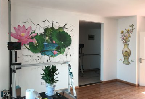 宿松墙体彩绘相比墙纸的优势。