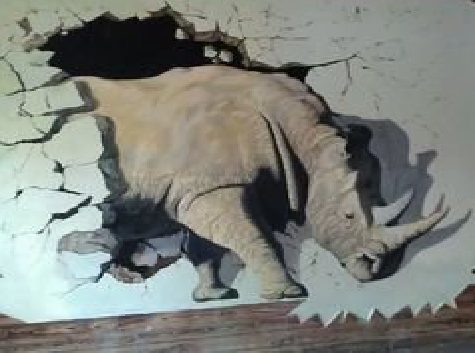 宿松在墙绘中，如何绘制3D效果？