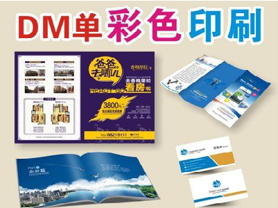 宿松单页印刷，色彩搭配简单。