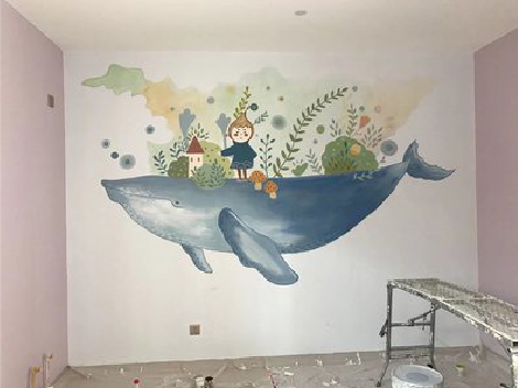 宿松手绘墙的特点及优势。