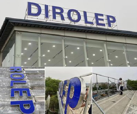 宿松楼顶发光字安装的注意事项。